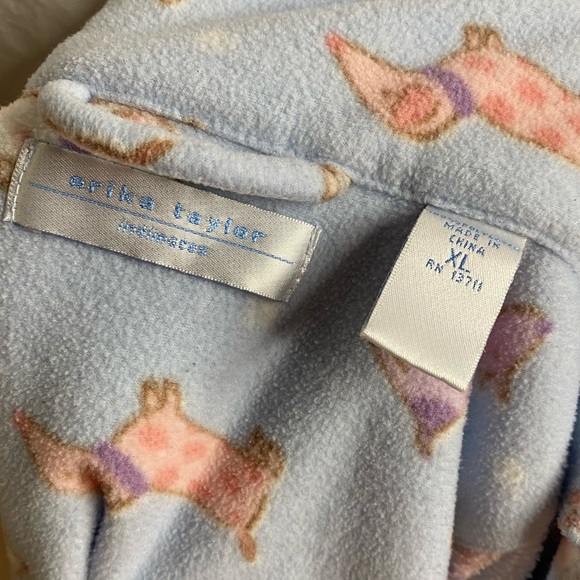 💙Wiener dog fleece pajama jacket💙 - Picture 4 of 6